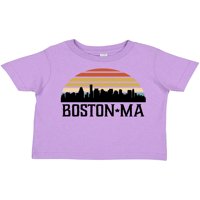 Inktastic Boston Massachusetts Skyline Sunset poklon mališač majica za djecu ili majicu Toddler