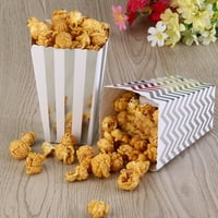 Popcorn kutije Snack Cupsbo papir kontejneri kartonski karton Favorit Party Scalloped Bucket Pakovanje