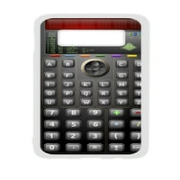 Naučni kalkulator Iluzija Dizajn za ispis Bijela gumena kućišta za standard Samsung Galaxy S - Samsung