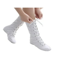 Eloshman baletne cipele za djevojčice Muške udobne patentne zatvarače UP Plesne cipele Balet non kliznite