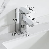Obiteljska kupaonica Vanity White Wall Monting Mali ormar sa zrcalom sudopera Combo