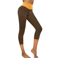 Ženske rastezanje joge tajice Fitness Trčanje teretane Sportske džepove Aktivne hlače Ženske aidentne