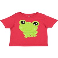 Inktastična slatka žaba, mala žaba, beba žaba, zelena žaba poklon malih dječaka ili majica za mališana