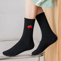 Pješačke čarape Žene Žene Voće vezne čarape Slatka štampa kratke čarape Čarape za gležnjeve za udobne