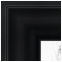 ArttoFrames saten crni reverzni korak okvir za slike, crnog drvenog plakata