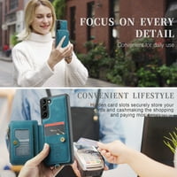 Feishell za Samsung Galaxy S CASE, premium PU kožnih grešaka za blokiranje zatvarača sa zatvaračem Pocket
