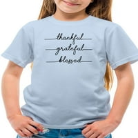 Zahvalna zahvalna blagoslovljena majica Juniors -image by Shutterstock, Veliki