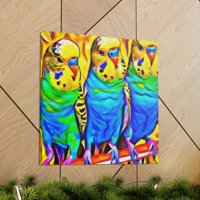 Papagaji u pop umjetnosti - platno