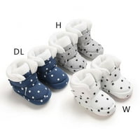 Dječji dječaci Djevojke tople zimske čizme Mekane jedine antiklizačke novorođenčad preparkere za snijeg snijega 0- mjeseci