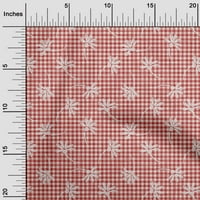 Onuone Rayon crvena tkanina blok haljina materijala tkanina za ispis tkanina sa dvorištem široko