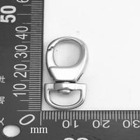 Fenggtonqii Silvery 0,4 Unutarnji promjer D prsten Top Buckle jastog clasps okretne kopče od 30