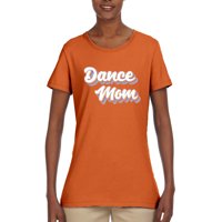 Divlji Bobby Dance Mom Girl Sports Women Graphic Tee, Narančasta, 3x-velika