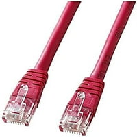 Sanwa opskrba poboljšana kategorija Jednokratni LAN kabel crveni