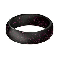 Mnjin silikonski prsten široki prsten joga prstena sportski prsten biserni svijetli silikonski prsten