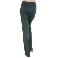 Viikei Ljetne ženske hlače Čišćenje ženskih hlača sa visokim strukom Široka hlače za noge Vježbajte