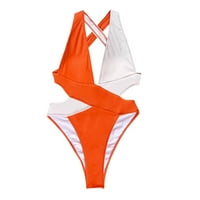 Ženski monokinis kupaći kostim bikini kupaći kostim ubod u boji koji odgovara Monokinisu kupaćim kostima