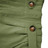 PXiakgy kratke hlače za ženske kratke hlače modno ljeto dugme sa džepom Ženske kratke hlače Ležerne