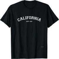 Žene vrhovi Kalifornijski -Trowback Design - Klasična majica Poklon posada Crta majice za zabavu Tee