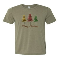 Srećna božićna majica, plairano božićno drvce, unise fit, božićna majica, sublimacija, meka Bella t,