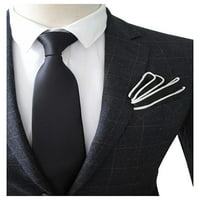 Muška čvrstoća u boji tkanine vjenčane kravate za muškarce