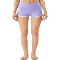 Dmagnates ženske bočne zavoja kratke hlače, elastični struk Slim-Fit Sports Hotsors