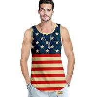 Majica bez rukava Dan nezavisnosti, muške i ženske majice, 3D print T majice Pokloni za dečka Muške
