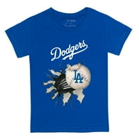 Dojenčad Tiny Turpap Royal Los Angeles Dodgers Baseball Suar majica