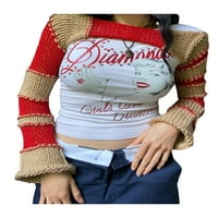 Aunavey ženski kukičani kukičani pletenje Bolero rameni kardigan džemper bolovni blok patchwork gornje