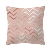 Frehsky Sofa navlake ružičasto zlato ružičasti jastuk pokrov kvadratni jastučnicu kućni dekoratio