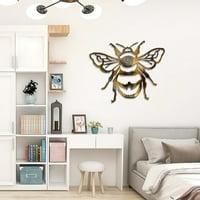 Bee festival Kreativne zidne naljepnice Metalna zanatska pčela u zatvorenom i vanjskom ukrasu