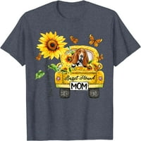Drvo Sunce Sunflower Basset Hound Dog Mama majica