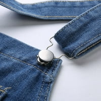 Frehsky traperice za muškarce Muškarci Puno boje Ležerne prilikom ispravnog gumba Podesivi kaiš Jeans