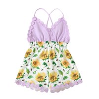 Odeerbi Toddler Kids Girl Vest bez sunčanih suncokreta od sunca od sunčanih odjeća