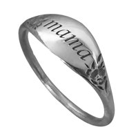 Biplut ženska mama ugravirana prstena za obiteljski godišnjica rođendan majke Dan nakita poklon