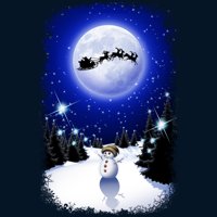 Čarobni snjegovinski božićni jezik mornarički plavi grafički pulover Hoodie - dizajn od strane ljudi