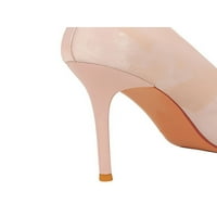 Zodanni ženske pumpe Stiletto visoke potpetice sklizne na petenu pumpu vjenčane haljine cipele za zabavu moda pointna nožnica ružičasta 9
