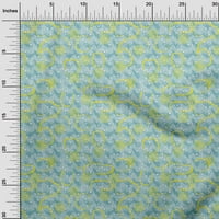 Onuone Georgette viskoza beba plava tkanina Chevron Geometrijski prekrivajući zalihe Ispisuje šivanje