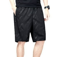 Muškarci Ležerne print kratke hlače Srednja struka Kratki brzi suhi sport Kratki sa Zip Pocket kratkim