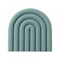 Rainbow Oblik Silikonska jastuk za toplinu otporna na nosač zadebljani za zgusnu ploču za vruću jastučić,