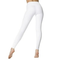 Uzorni uzorni tamki za žene - Buttery Mekani temminijski kontrolni hlače za vježbanje joge