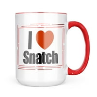 Neonblond I Love Snatch krig poklon za ljubitelje čaja za kavu