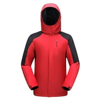 Oieyuz skijaške jakne za žene lagane vanjske vodootporne vjetrove odvojive kapute za snegu