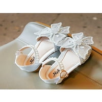 Oucaili Kids Flats Comfort Mary Jane Sandale Magic Trake Princess cipela Prozračna gležnjače za ples