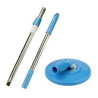 Xiuh Spin mop pol ručke za zamjenu za podne mop bez nožne papučice verzija plava plava