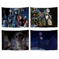 Noćna mora prije božićnog tapiserija modnog bannera za rođendanski poklon