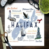 Halifax, Nova Škotska, tipografija i ikone