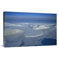 Global Galerija in. Glacier prolivanje u Ross Sea, Taylor Dry Valley, Antarktika Art Print - Tui de