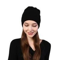 Pletene kape za žene skija za skijanje Slouchy Winter Hat 2-in- USB grijani pleten šešir vrat set zimskih