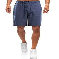 Muške ljetne kratke hlače ravno dno noge pune boje Bermuda kratke hlače Classic Fit Mini pantalone vježba