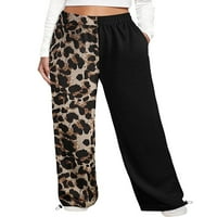 Chollius casual pantalone za žene za žene labavi fit lounge gradijentni pantalone sa džepovima visoki